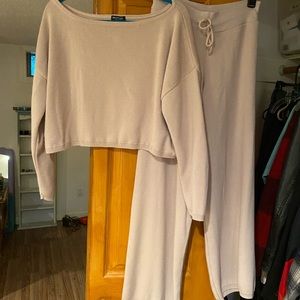 Nasty Gal wide leg lounge set